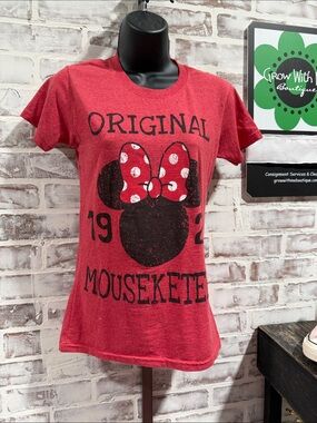Original Mouseketee Minnie Mouse Red Graphic Tee XS